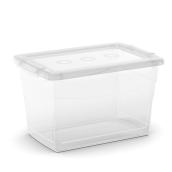 Kis Omni Storage Box - Plastic - 16-Litre - 15.2 x 10.4 x 9.3-in - Clear