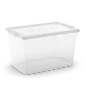 Kis Omni Storage Box - Plastic - 29-Litre - 18.3 x 12 x 10.7-in - Clear