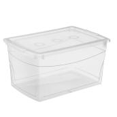 Kis Omni 50-L Plastic 23.1 x 15.4 x 11.9-in Clear Storage Box