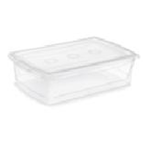Kis Omni 25-L 23.2 x 15.4 x 6.3-in Clear Plastic Storage Box