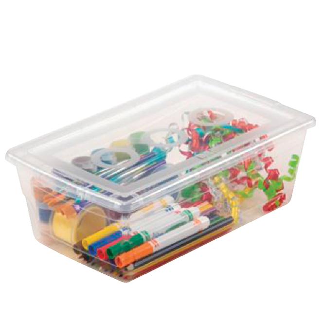 Kis Omni 6-L 8.25 x 13.44 x 4.63-in Clear Plastic Storage Box