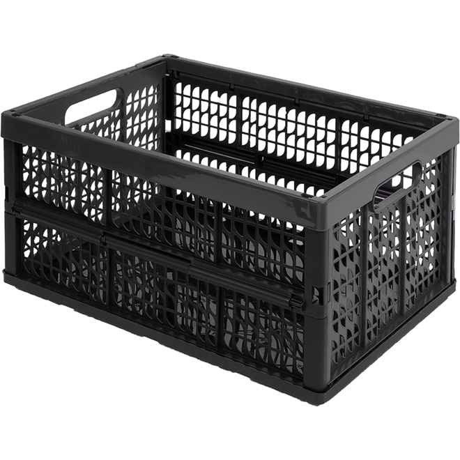 Kis Mesh Storage Basket - Plastic - 32-Litre - Black FG008804R04