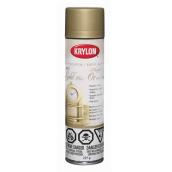 Peinture décorative Krylon Premium, or 18k, ultra-lustré, fini métallique, 227 g