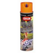 Peinture de marquage à pulvériser Krylon Professional, à base d'eau, rouge sécurité, 482 g