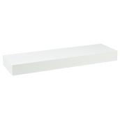 Kiera Grace Maine Floating Wall Shelf - MDF - White - 16-in L x 5-in W x 1 1/2-in T