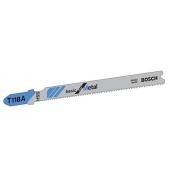 Bosch T-Shank Flexible Jigsaw Blades for Metal - 3 5/8-in L x 3/64-in T - 17-24 Progressive TPI - Bi-Metal - 5 Per Pack