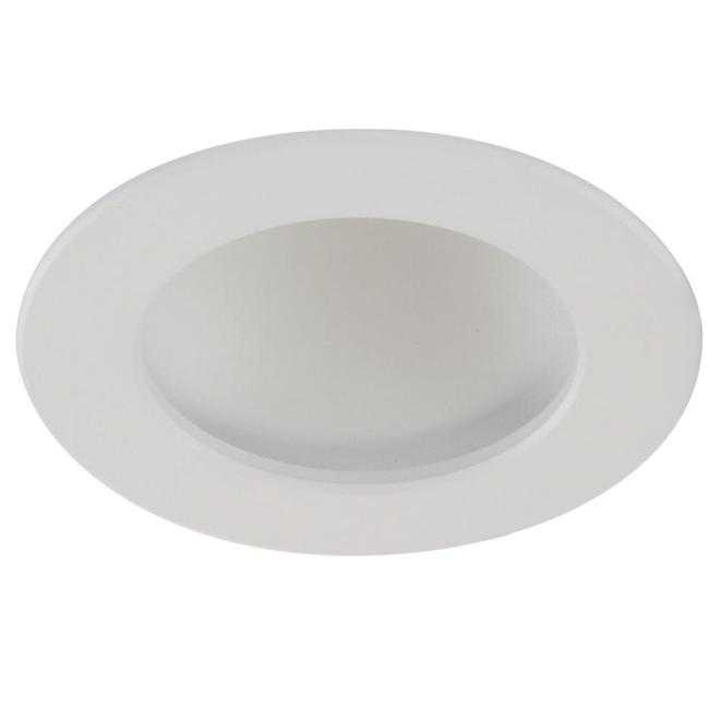 Luminaire encastré indirect Trenz, 9 Watts, DEL, 4 po, intensité réglable, blanc, 1 par paquet