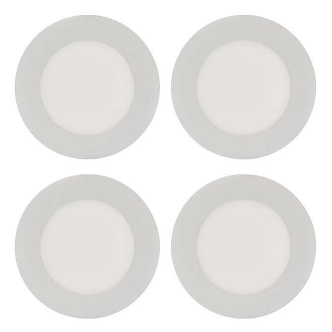 Trenz ThinLED Recessed Round Recessed Downlights - 4-in - Cool White - 4-Pack