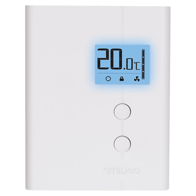 Thermostat Stelpro à programmation unique 2500 W 240V blanc