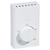 Thermostat mécanique à tension de secteur, 240 V, blanc