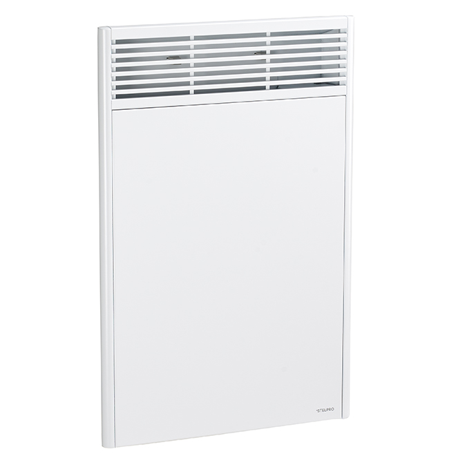 Stelpro Orleans High-End Convector - Steel Cabinet - Wall Mount - White - 18-in L x 3 1/16-in W x 27 7/8-in H