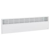 Stelpro Orleans High-End Low Model Convector - Built-in Thermostat - White - 50 1/4-in L x 13-in H x 3 1/16-in W
