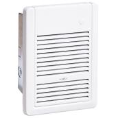 Uniwatt UHF 1000 W/240 V White Metal Wall-Mount Fan Heater without Thermostat