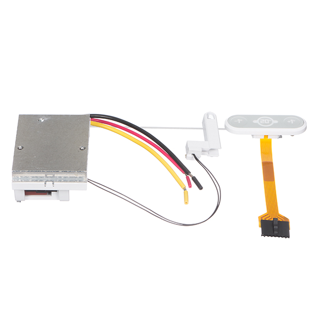 Thermostat électronique intégré unipolaire Stelpro, 120-240 V, blanc