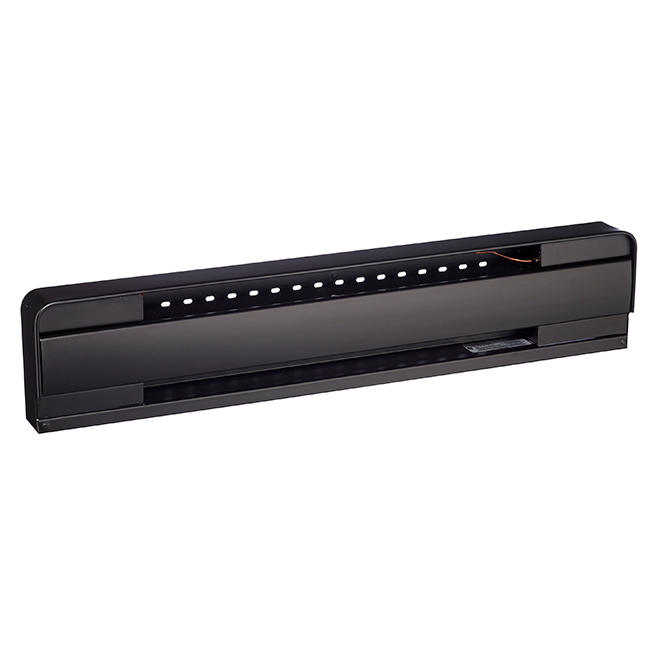 Stelpro Brava 500 W Black Steel 28-in L Electric Baseboard Heater