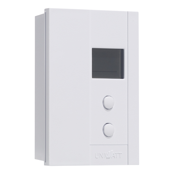 Thermostat électronique non-programmable blanc Uniwatt, 2 000 Watts/240 Volts