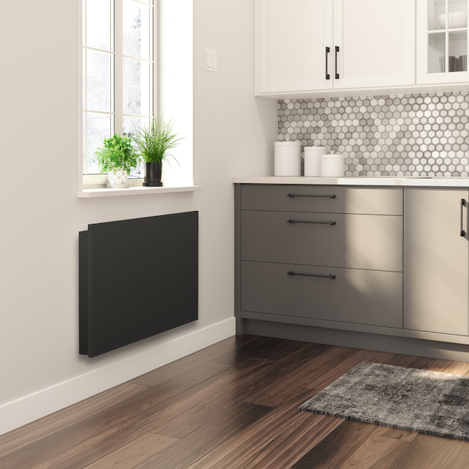 Stelpro Mirage Convector 1500-1125-W with Thermostat - Black