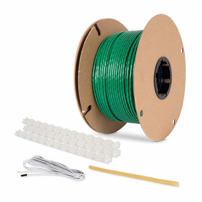 FLEXTHERM Heating Cable Green Cable Surface XL 111-ft 403 W