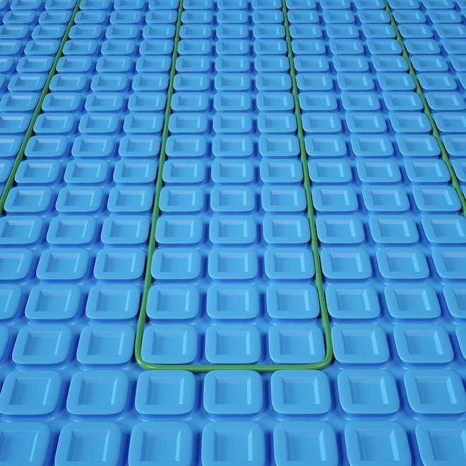 FLEXTHERM Heating Cable Green Cable Surface XL 111-ft 403 W