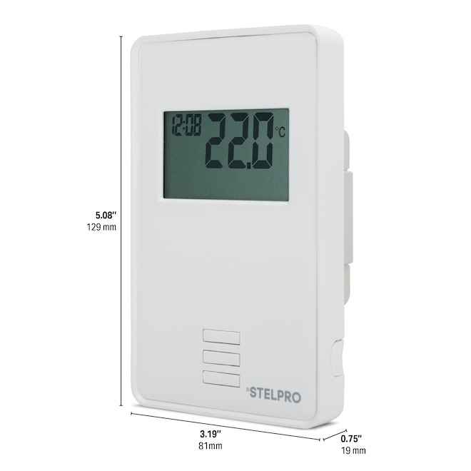 STELPRO CONCERTO Basic Electronic Thermostat 3600 W for Floor Heating Non-Programmable
