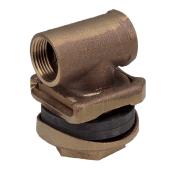 Flotec Pitless Adapter - Brass Plated - Steel - 1-in dia