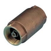 Flotec Spring-Type Check Valve - 1 1/4-in NPT Thread - Lead-Free Brass Construction -  Stainless Steel Inner Component