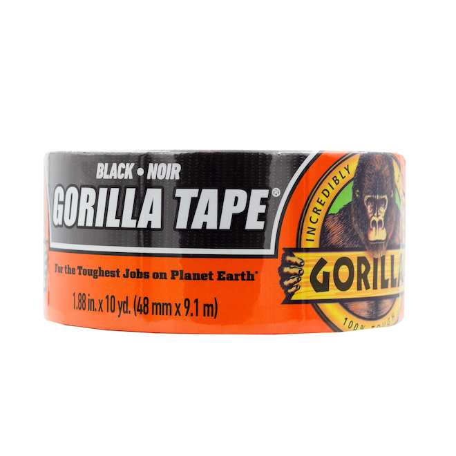 Gorilla Adhesive Tape Incredibly Strong 48 mm x 9.1 m - Black