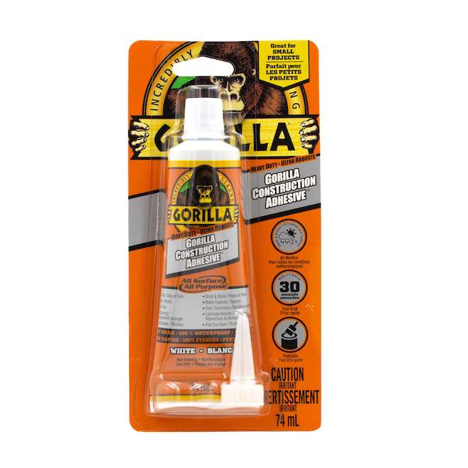 Gorilla Construction Adhesive All Surface All Purpose - 74-ml