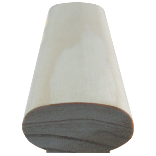 Main courante en pin, 6', bois naturel