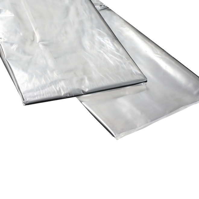 Pellicule coupe-froid Climaloc en vinyle transparent pour contre-fenêtre 45  pi