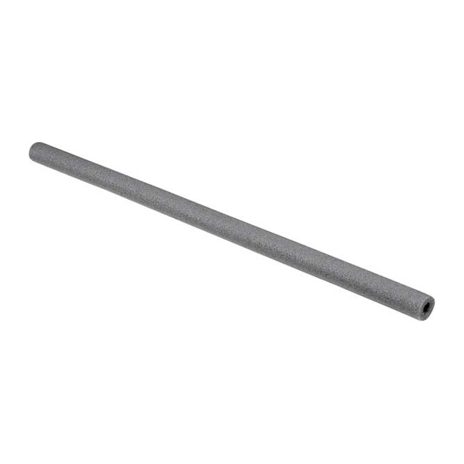 Climaloc Grey Pipe Insulation 1/2in dia. x 6ft L Polyethylene