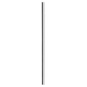 Bas de porte avec insertion de EPDM, aluminium, 1 3/4