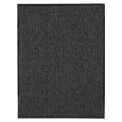 Tapis en polyoléfine pour intérieur et extérieur, gris foncé