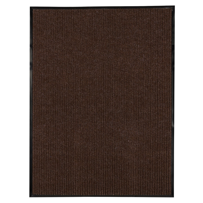 High Grooves Polypropylene Mat - Brown