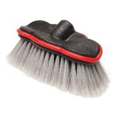 Topsi Clean Waterflow Wash Brush - Soft Bristles - Black and Red - 8 5/8-in W x 4-in T