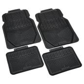 Ensemble de tapis de voiture, noir, 2 avant/2 arrière