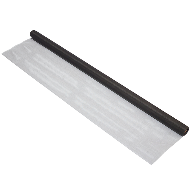 Easy Screen 48-in x 25-ft Invisible Black Fiberglass Screen