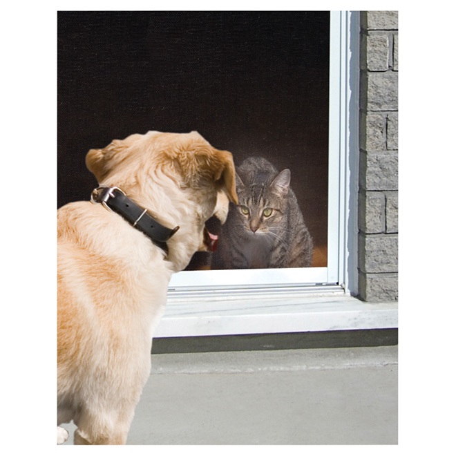 Easy Screen 48-in x 84-in Black Pet Screen