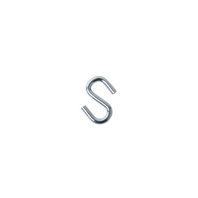 Campbell B5955024 #80 Zinc Plated Steel S Hook 6-Ct