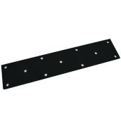 Flat Angle - 24" x 5" x 1/4" - 11 Holes - Steel - Flat Black