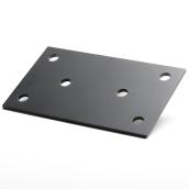 Mabo Metal Multi Purpose Small Steel Plate - 3-in x 5-in x 1/8-in - 6 Holes of 11/32-in Holes