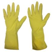 Gants de travail en latex pour homme, P-M, jaune