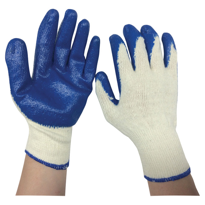 Men's Latex-Coated Working Gloves - XL - 6 Pairs