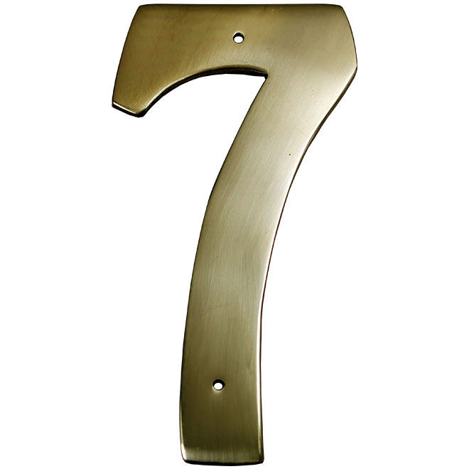 Klassen Nail-On Number 7 - 3 1/2-in - Brass Metal Finish