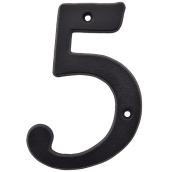 Klassen Nail-On Number 5 - 3-in - Black Metal