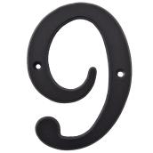 Klassen Nail-On Number 9 - 3-in - Black Metal