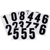 Hillman 3-in Black & White Vinyl Number Pack