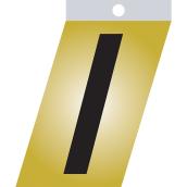 Klassen Self-Adhesive Metal Letter - I - 2-in - Black