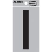 Klassen Ree-Flects Reflective Letter I - 2-in - Vinyl - Black and Silver