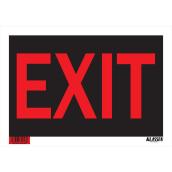 Klassen Emergency Exit Sign - 8-in x 12-in - Plastic